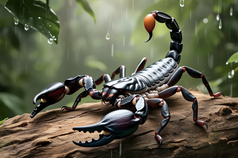 The Hidden World of Heterometrus Spinifer: A Close Encounter